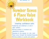 Grade 4 Number Sense and Place Value e-Workbook for Struggling Math Learners
