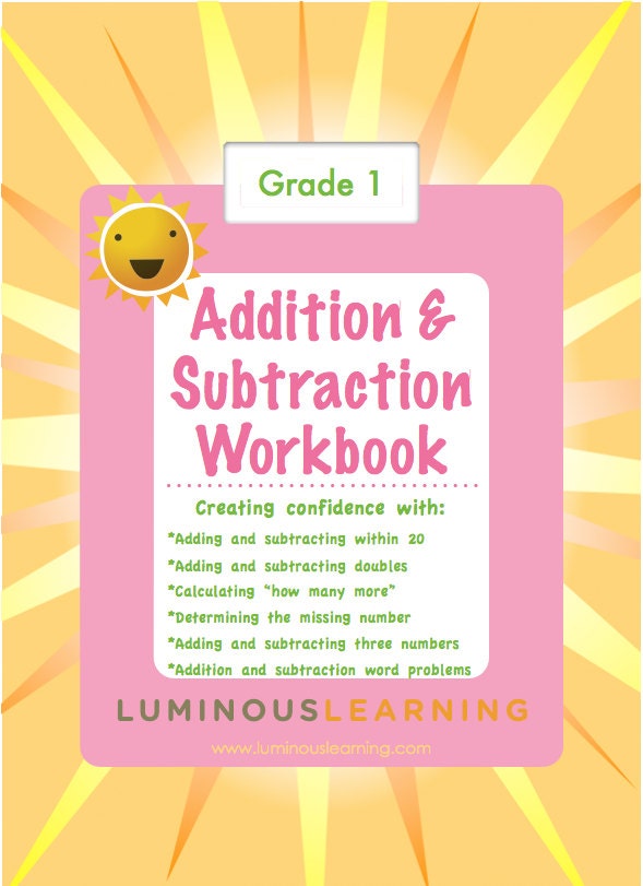 Grade 1 Addition and Subtraction e-Workbook for Struggling Math Learners
