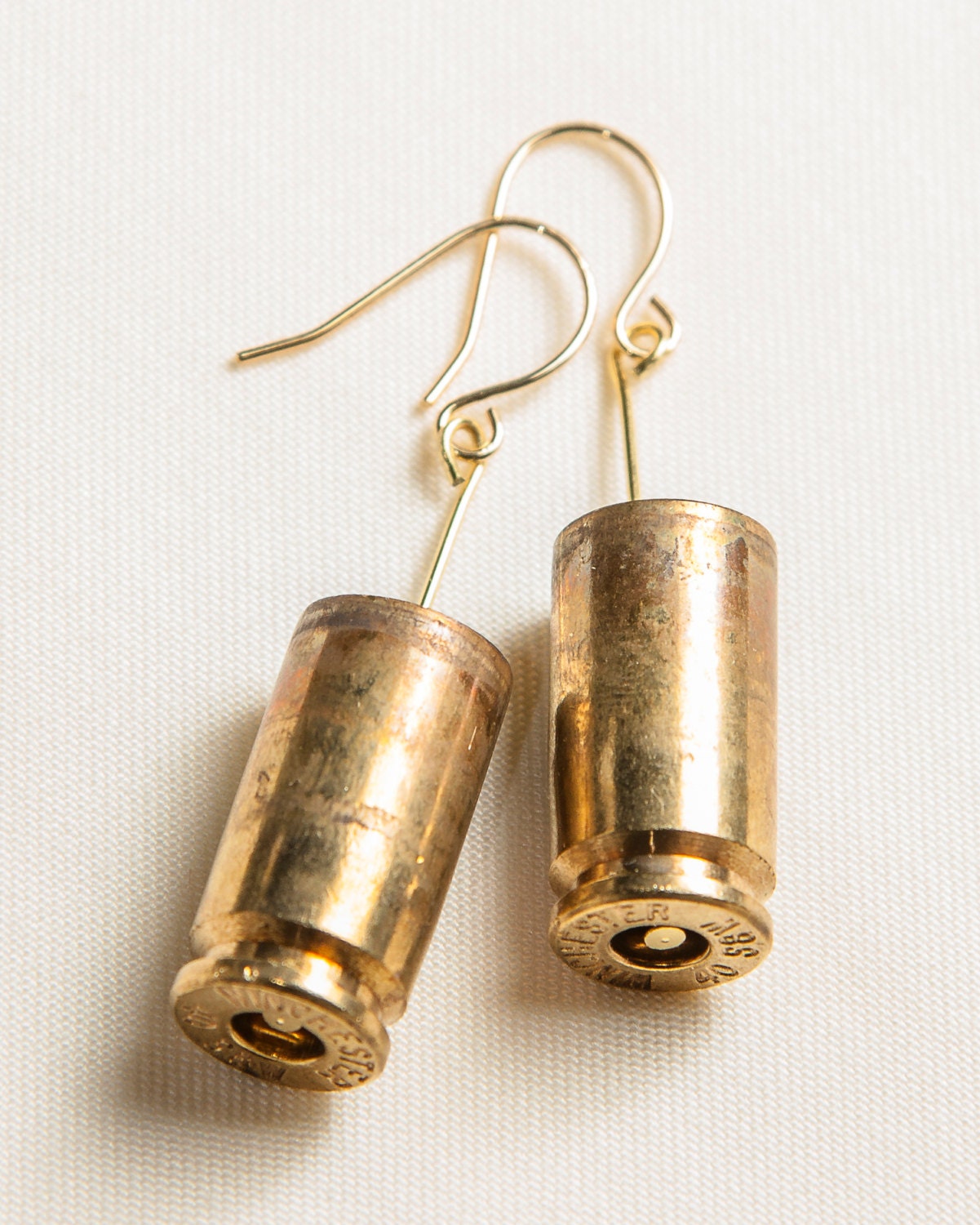 40 Caliber Bullet Earrings