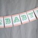Cirque Welcome Baby Personalized Paper Garland Party Banner Great for Showers and Baby Rooms