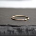 14k Solid Gold twisted band, stacking gold ring,