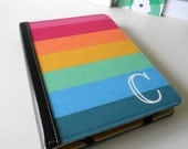 E-Reader Cover, Monogram Stripe