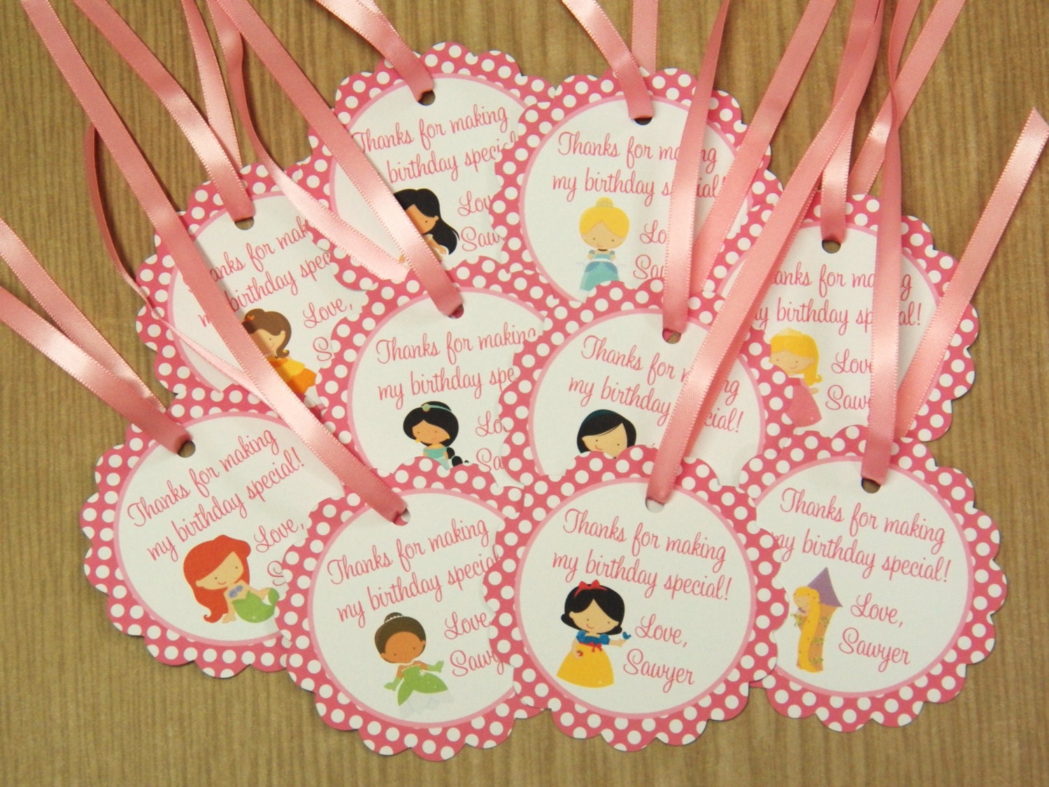 Princess Party - Set of 12 Personalized Princess by The Birthday House Il_170x135