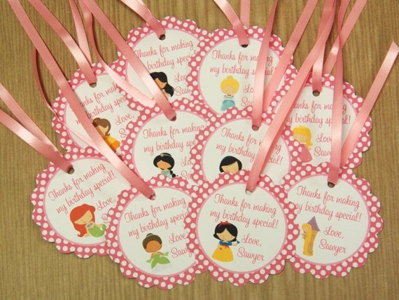 Princess Party - Set of 12 Personalized Princess by The Birthday House Il_570xn