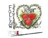 Watercolor Painting Woodland Flowers Illustration Inspiring Words Original Artwork by Laurie Rohner