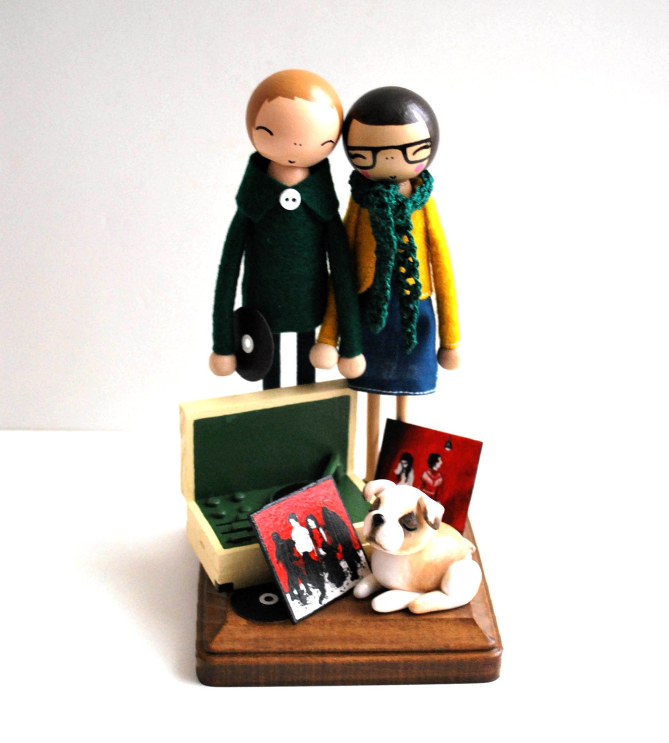 Custom Tunes for Two Wedding Cake Topper