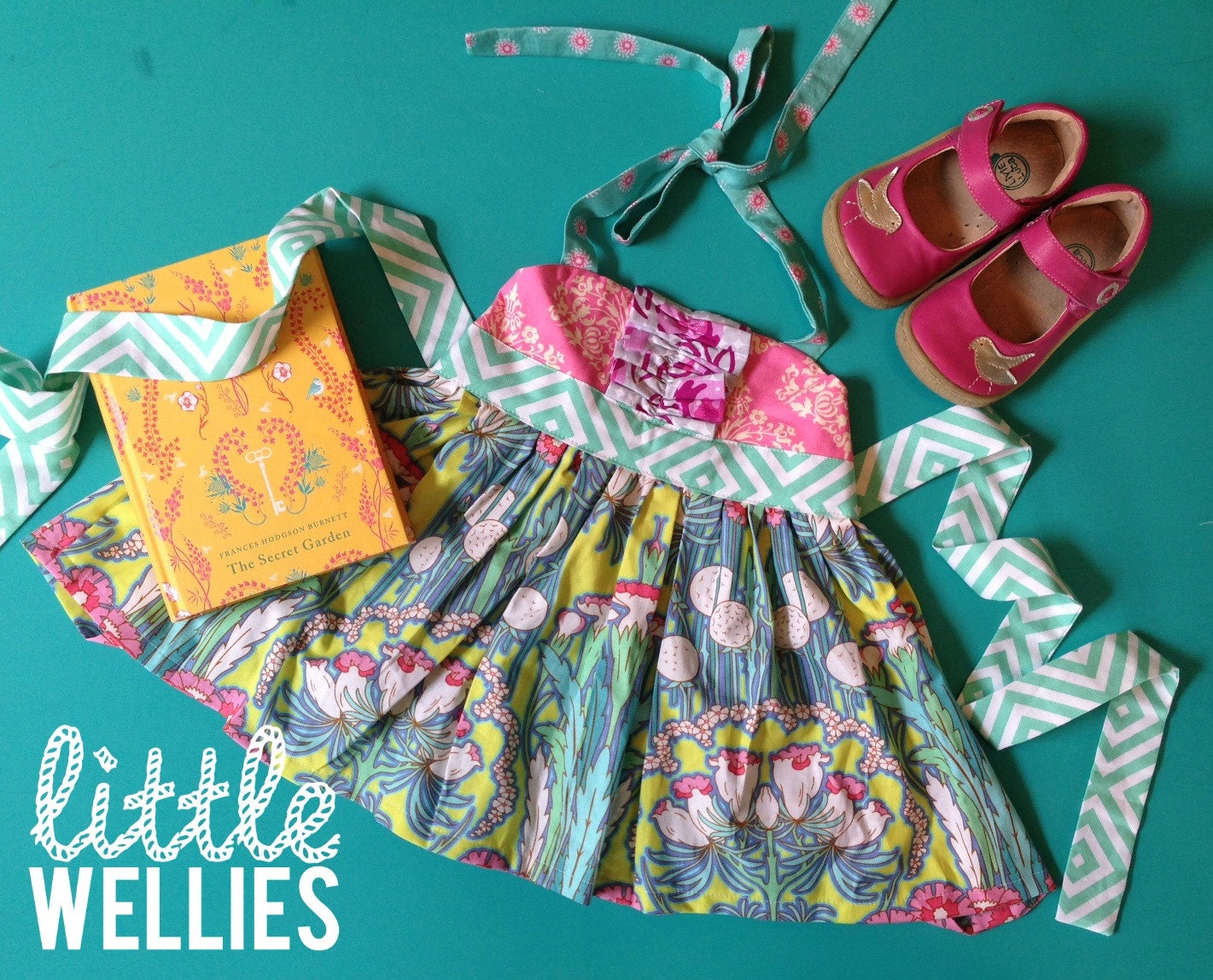 Secret Garden Swing Top - Boutique outfit girls toddler baby ellie halter sash tuxedo unique
