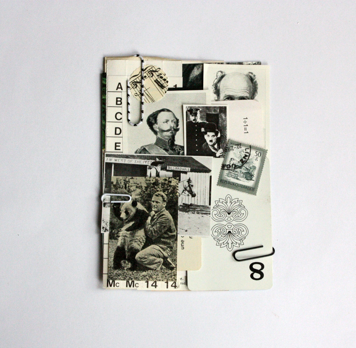 Ephemera pack - Vintage black&white paper treasures