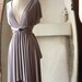 Dusty Sea Lavender Octopus Infinity Wrap Dress- Bridesmaids, Wedding