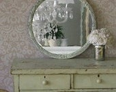 Antique Shabby Chic Mirror Cottage Chic Vanity French Country