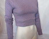 Plain colour cropped long sleeve sweater (colour choice)