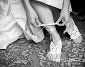 White Crochet  Barefoot Sandals, wedding barefoot sandles, bridal  Butterfly