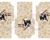 Instant Download - Printable Tea Bag Envelope - Alise in WONDERLAND Tea party - Digital Image Sheet Download - DIY Print and Cut