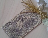 Hand Designed Doodle Pattern Gift Tag By Natasha Kate