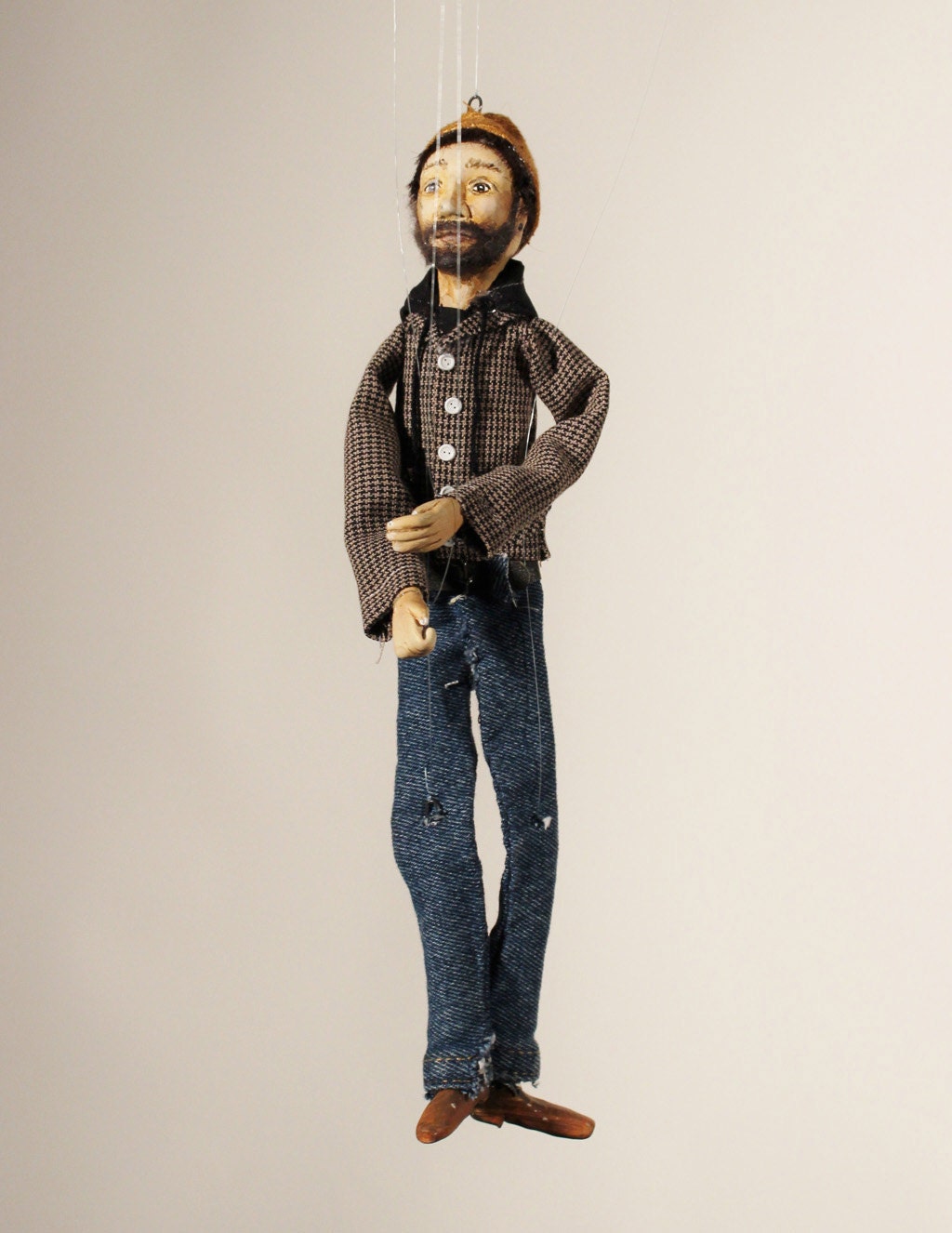 Custom, hand-made marionette, made to your likeness