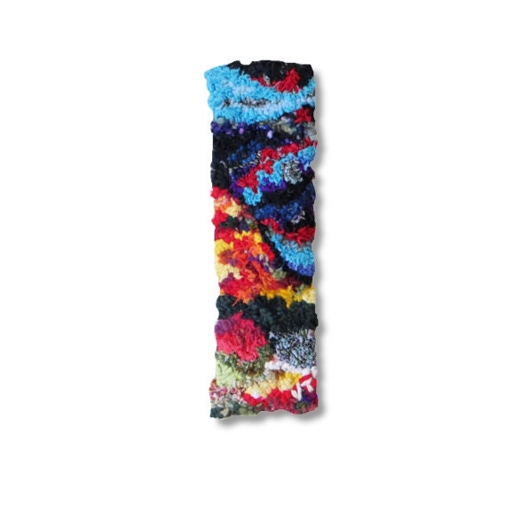 3D Art - Hand Hooked Art, Wall Hanging, Fiber Art, Rug Hooking, Hand Hooked Rug, Home Decor, Multimedia - "Mystic's Sky 3"