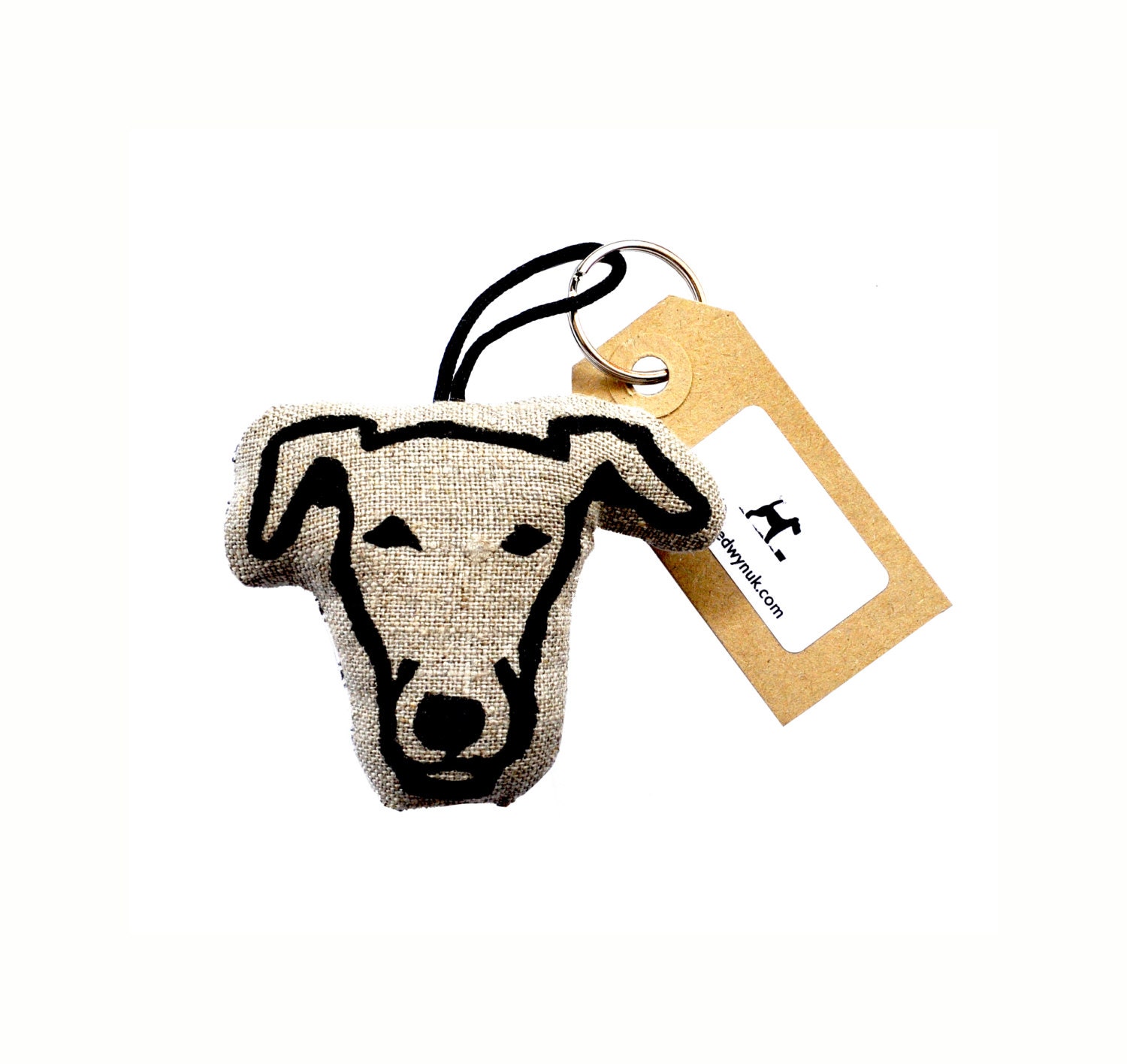 Whippet - Greyhound Keyring