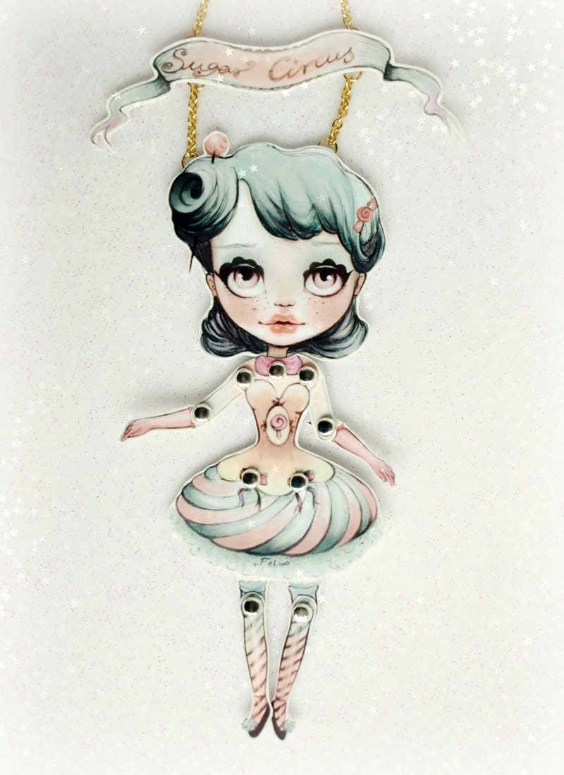 Sugar Circus Blythe doll - Diy articulated paper doll by KarolinFelix