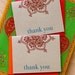 Henna Love - Modern Indian Wedding Thank You Cards, Orange, Red - Purchase to Start the Ordering Process