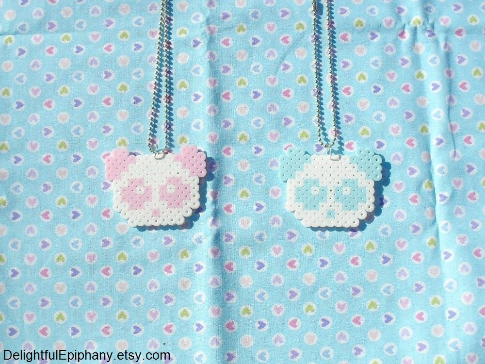 1 Custom Color Panda Sprite Necklace
