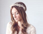BLUSH - baby's breath mini crown, mini halo, bridal crown, baby's breath halo crown