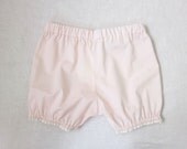pink cotton bloomers / shorts / diaper cover