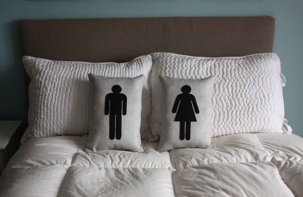 His and Her Pillows