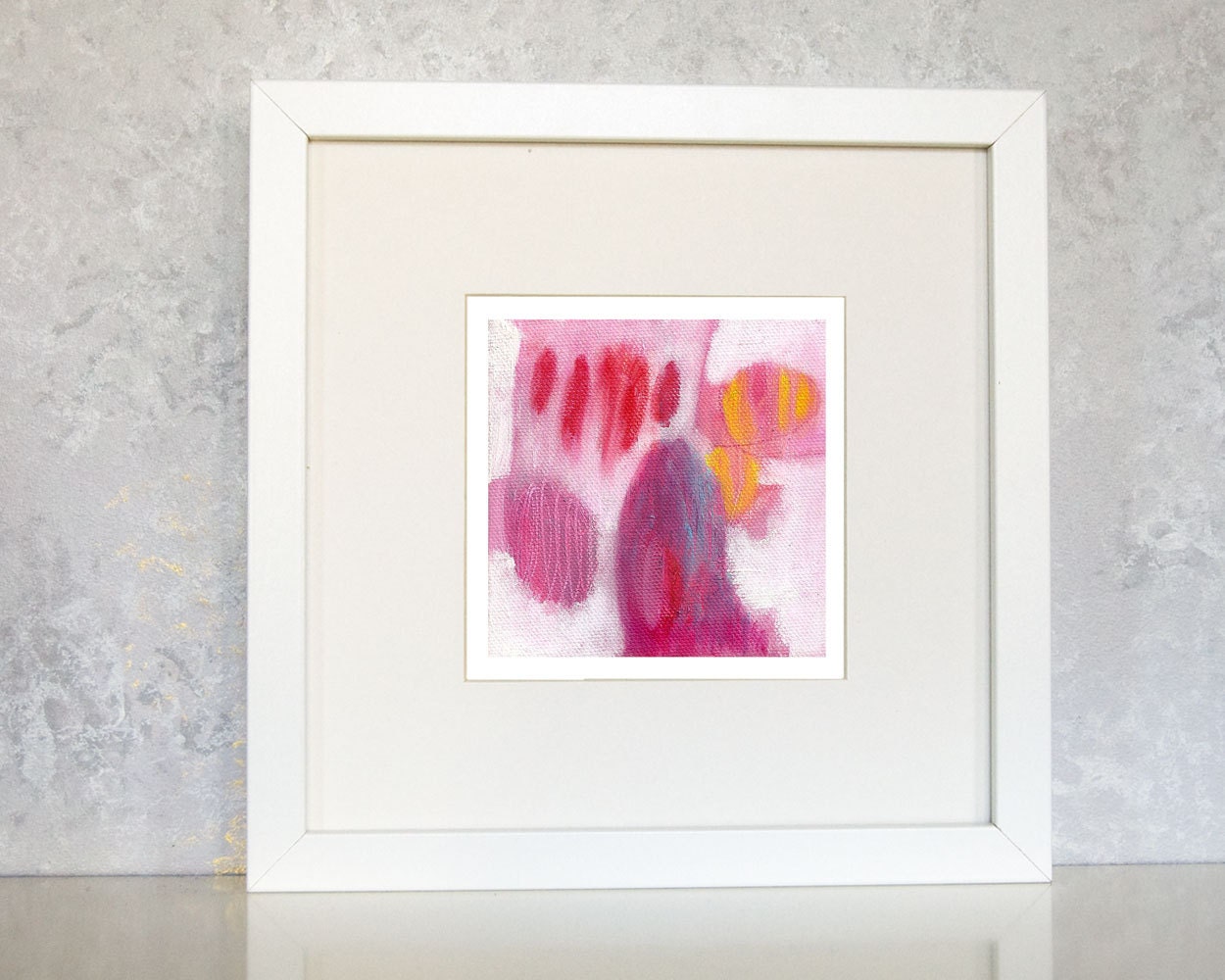 Abstract art mini print from original oil painting - No.6