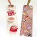 A set of two illustrated bookmarks, Sweets and Candies