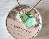 Emerald Green & Grayed Jade Barn Swallow Bird Necklace