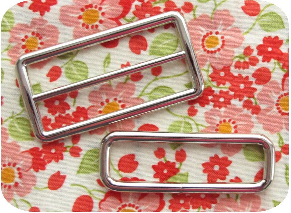 Messenger Bag Strap Hardware 2 Inch Wide Nickel Plated