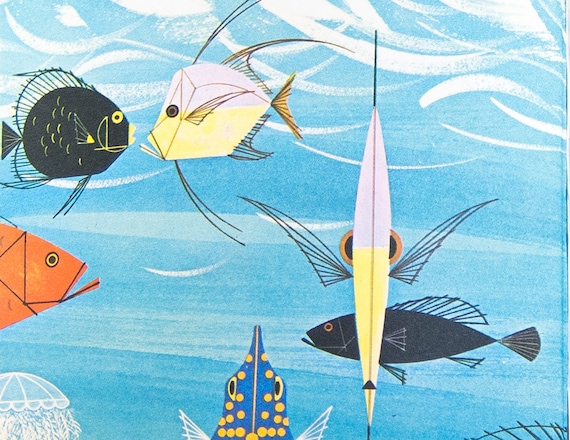 Golden Book of Biology - Charley Harper FULL COLOR Illustrations 1962 French