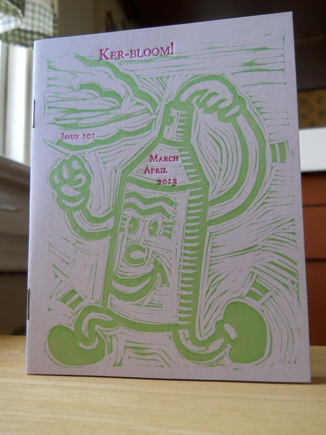 Kerbloom letterpress zine issue 101