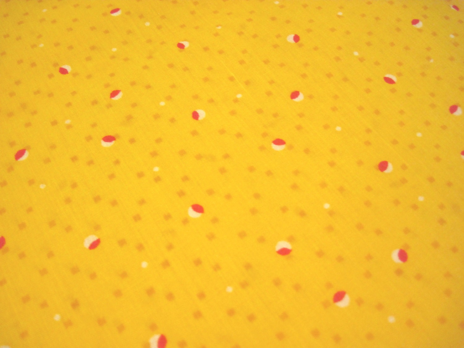 Bright Yellow With Red Speck Yard Good