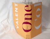 Hand Made Soft Cover Journal 240 pages Sunflower Yellow and Letters