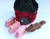 The Three Little Pigs and the Big Bad Wolf take a long cottage set