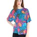 vintage 1980's all over print TROPIC TEE plant rayon shirt