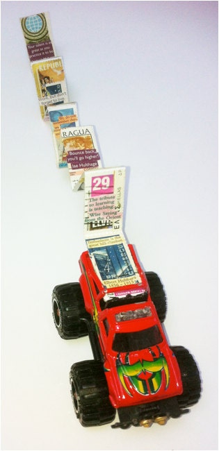 Hit the Road Jack...artists book object ... truck book