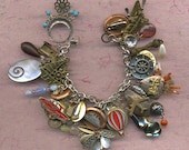 On the Move charm bracelet...all handmade charms