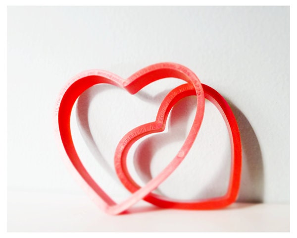 Two hearts vintage cookie cutters - simple pretty and sweet - thecupcakekid