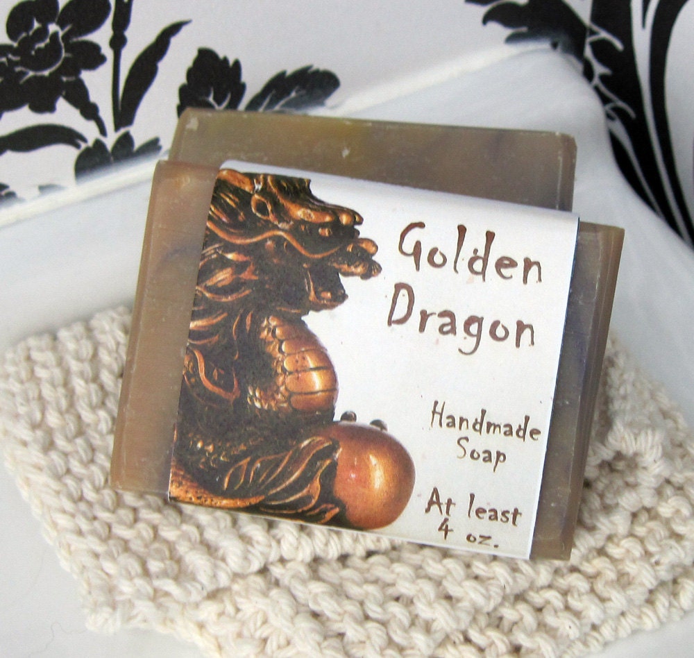 Golden Dragon Soap - Traditional Handmade Cold Process - Made in Martinsville