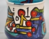 Numbers tumbler or teacup