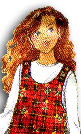 BUTTERICK 4170 Girl's Seasonal Jumpers & Top SIZES 7-8-10