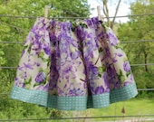 Dahlia in the garden....  handmade girls twirl skirt  size 5/6.............from gock's frocks...