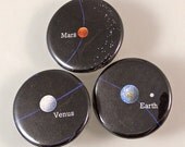 Planets Pinback Button Set