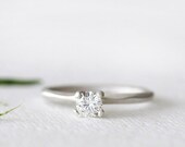 organic carved moissanite engagment ring, eco friendly, sterling silver