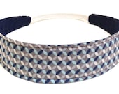 NEW  -  Reversible Fabric  Headband  - SUZANNA   -  Headbands for Women