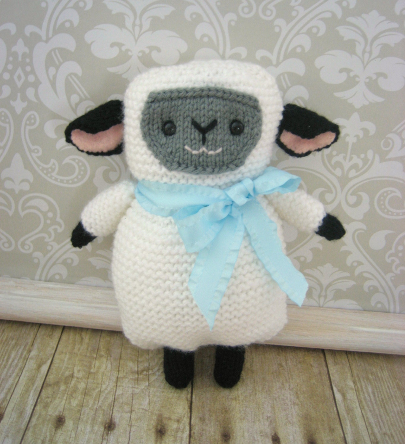 Sale - Amigurumi Knit Lamb Pattern Digital Download