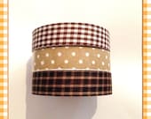 RAEWADOLLY 3  Rolls Fabric Deco Tape, Adhesive Tape, Set 2