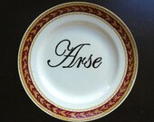 Arse small plate